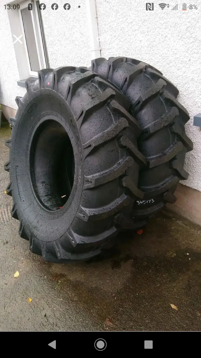 NEW JCB 3CX TYRES - Image 1