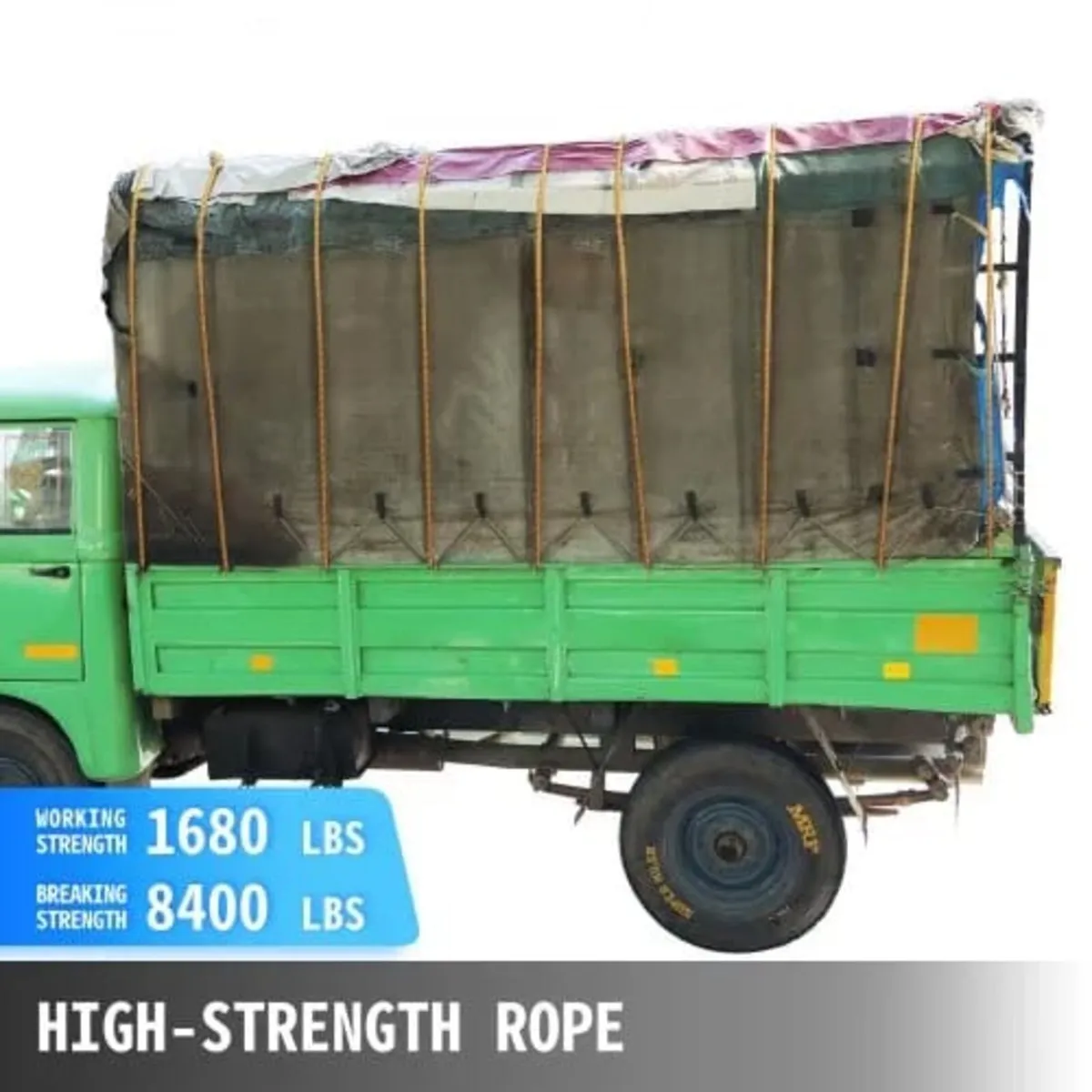 Polyester Rope 7/16" x 200', Load and Pulling Rope - Image 2