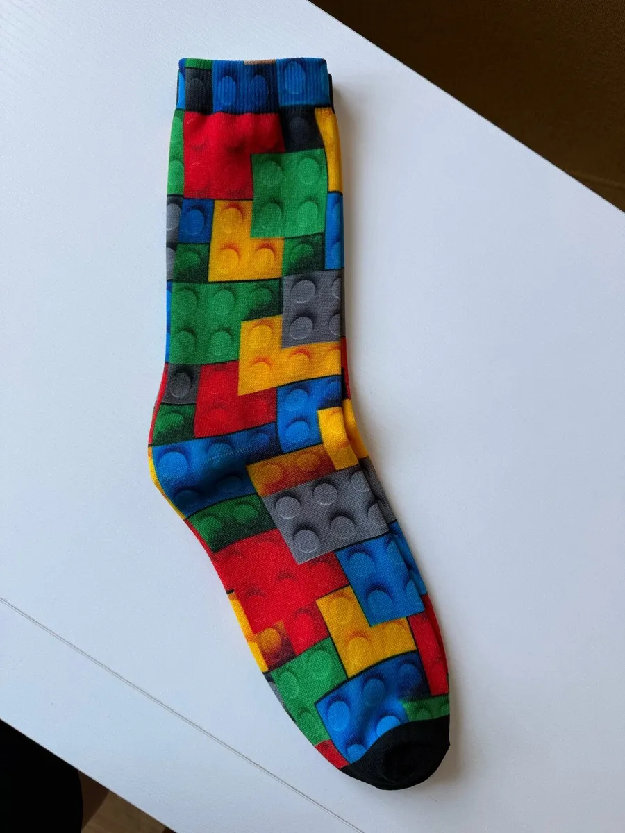 Brand new unisex Lego brick socks - Image 1