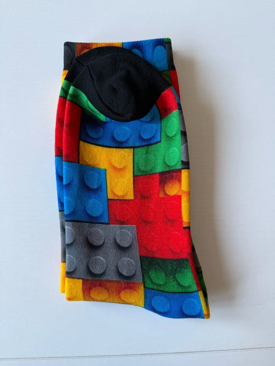 Brand new unisex Lego brick socks - Image 3
