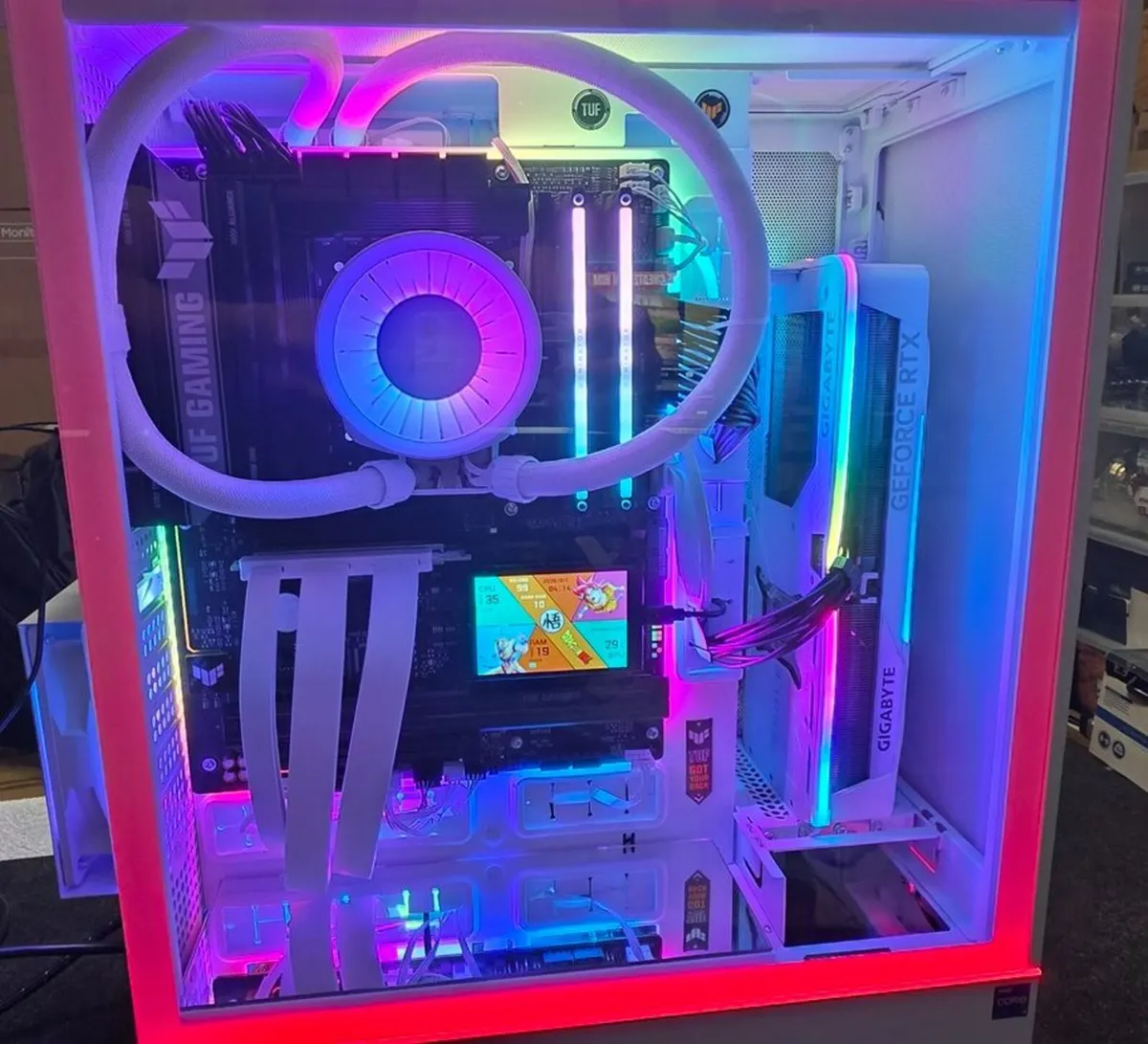 LianLi TUF i7 Ultra RTX 5070 White Gaming PC - Image 3