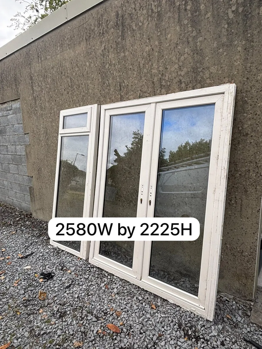 HIGH QUALITY UPVC FRENCH DOUBLE DOORS