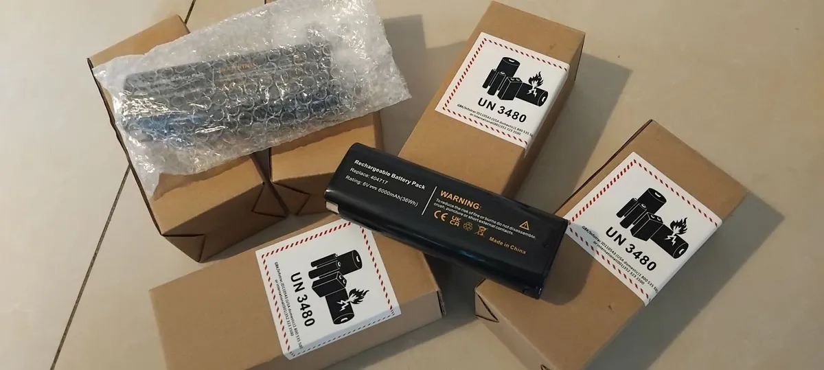 Brand New Paslode Replacement Batteries 6V 6.0Ah - Image 2