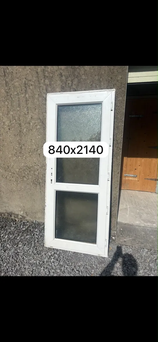 HIGH QUALITY UPVC BACK DOOR FOR SALE