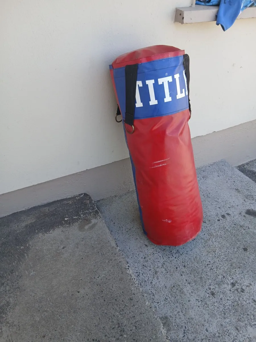 Boxing bag in great condition price too sell - Image 3