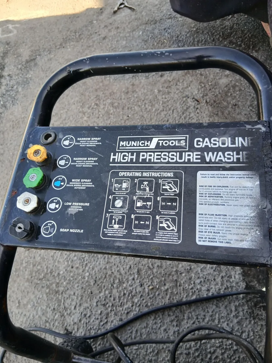 High pressure washer working perfect - Image 3