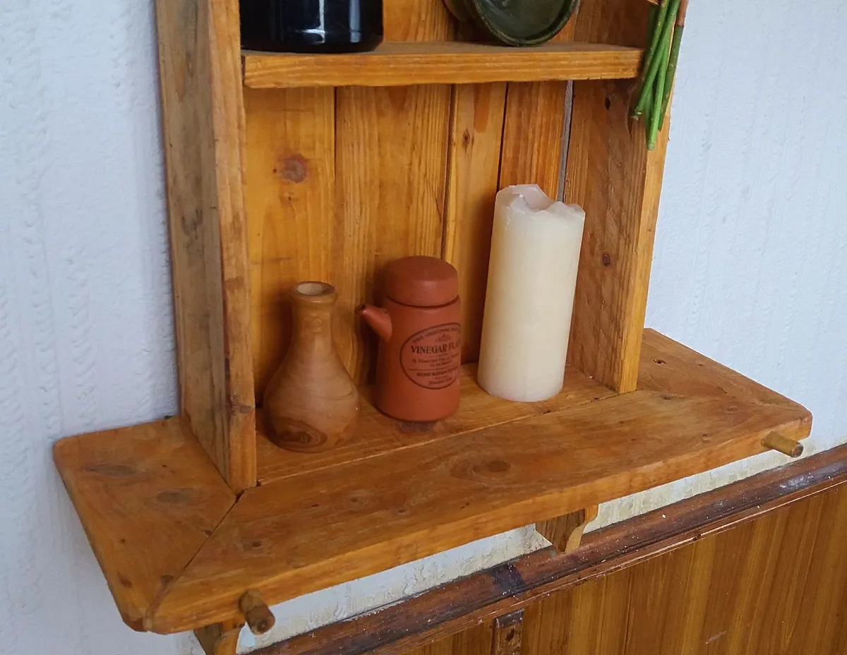 NEW Rustic floating shelf / display / storage - Image 2
