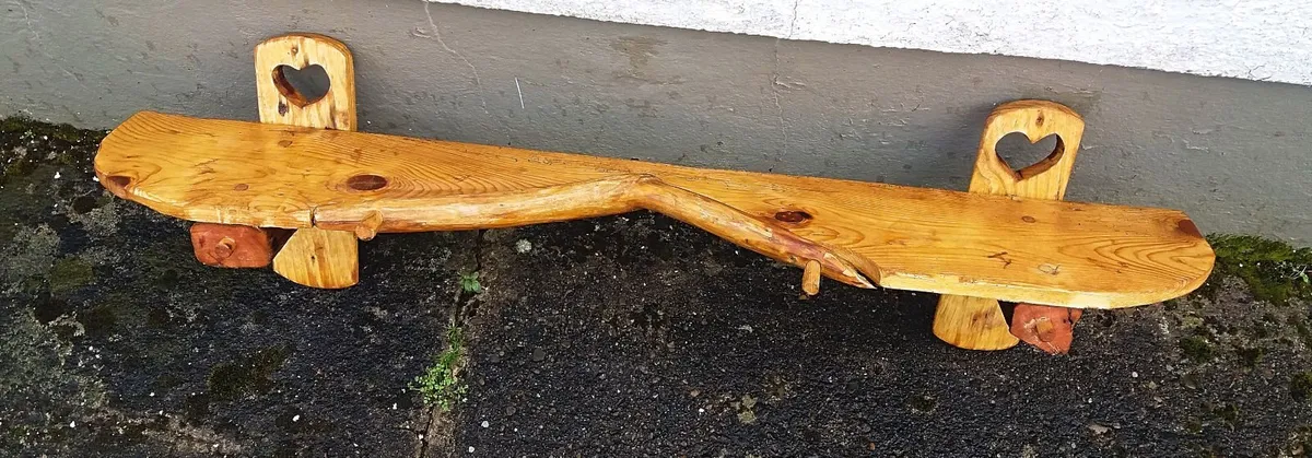 NEW Rustic driftwood stove mantle / shelf - Image 4