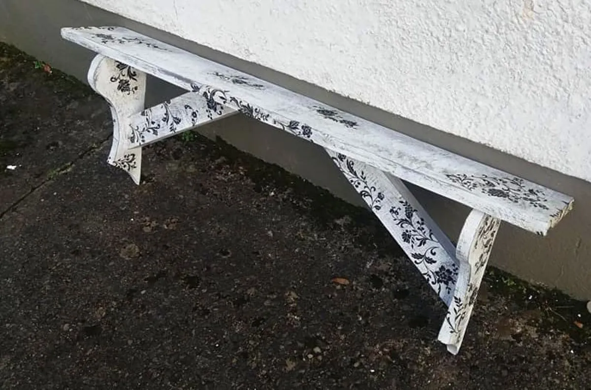 NEW Rustic quirky stove mantle / shelf - Image 4