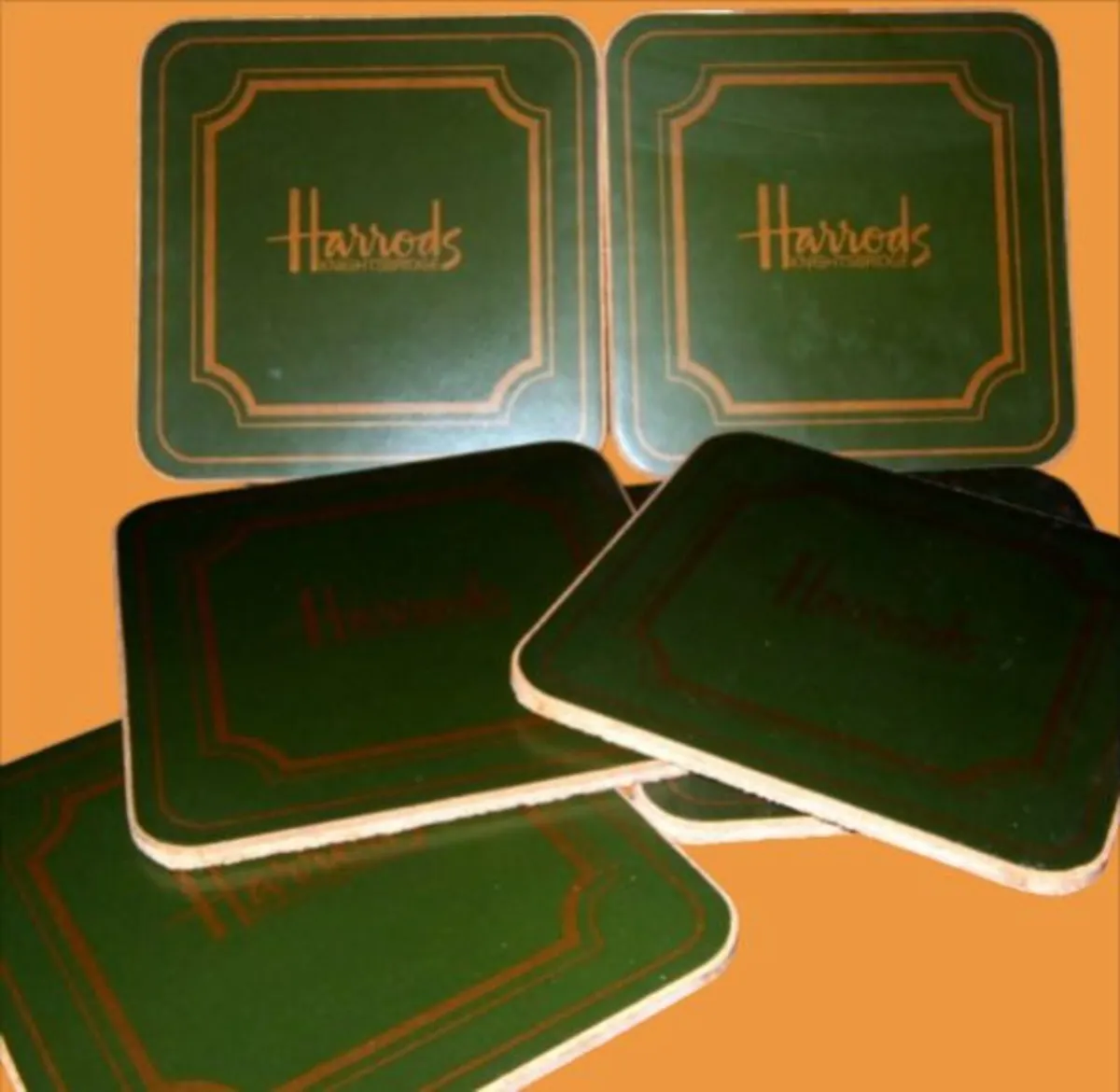 Vintage Harrods Knightsbridge Coasters – Pristine - Image 2
