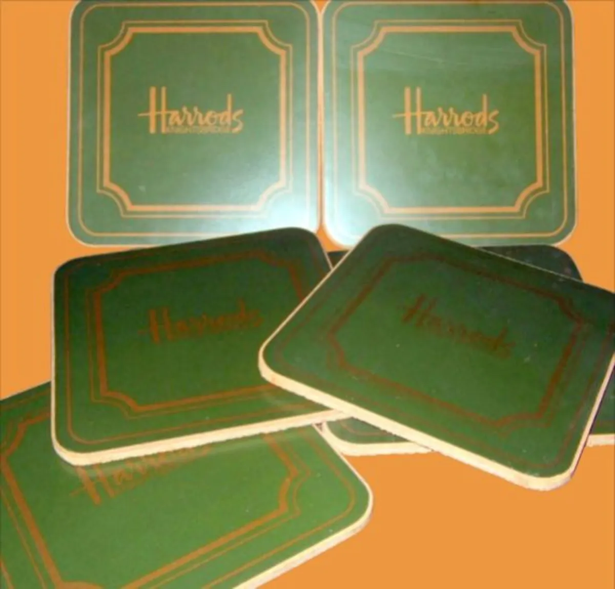 Vintage Harrods Knightsbridge Coasters – Pristine - Image 1