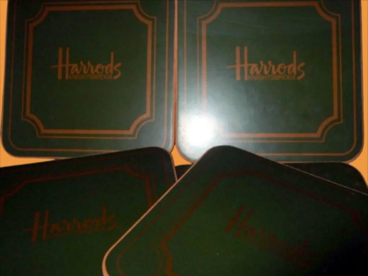 Vintage Harrods Knightsbridge Coasters – Pristine - Image 4