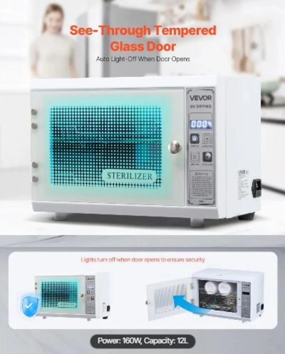 Nail Tool Cleaning Machine, 12L - Image 3