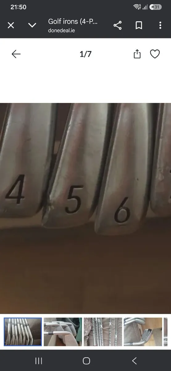 Titleist 620cb irons  4 to pw - Image 3