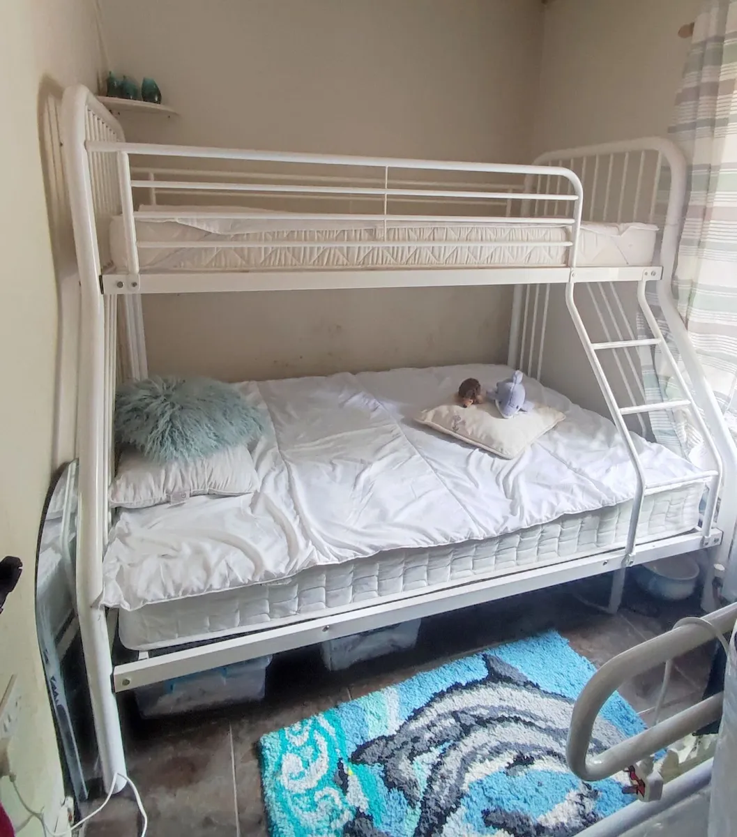 Metal bunk bed (double & single) nr Abbeyfeale - Image 1