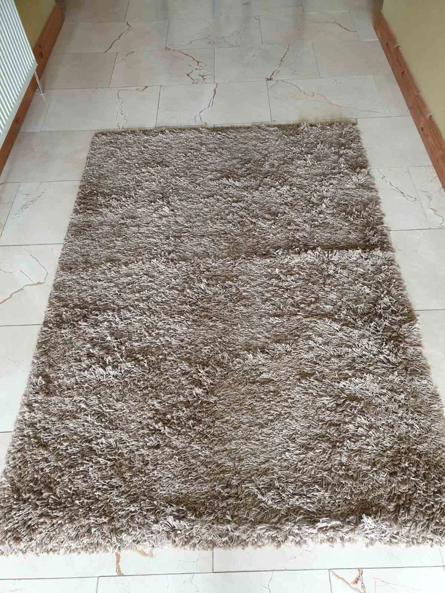Large rug and matching runner - Image 1