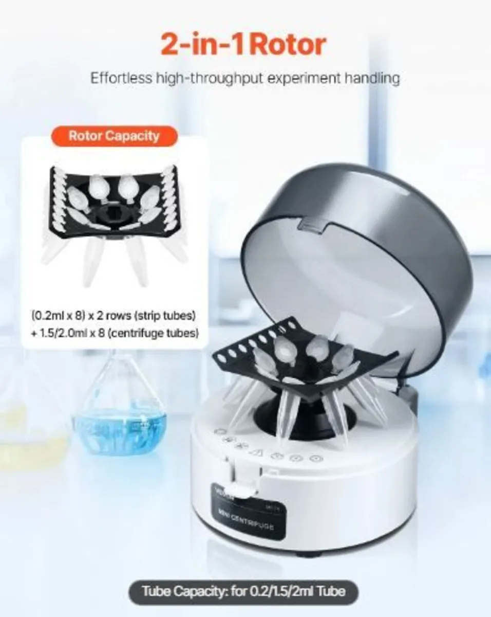 Mini Centrifuge Machine, 3013xg RCF Electric Labo - Image 3