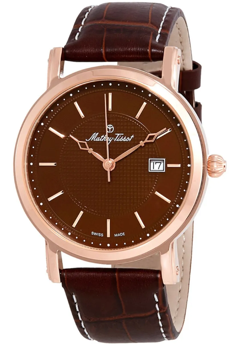 Watch.Mathey-Tissot.City Brown.New.In Box.Warranty - Image 1