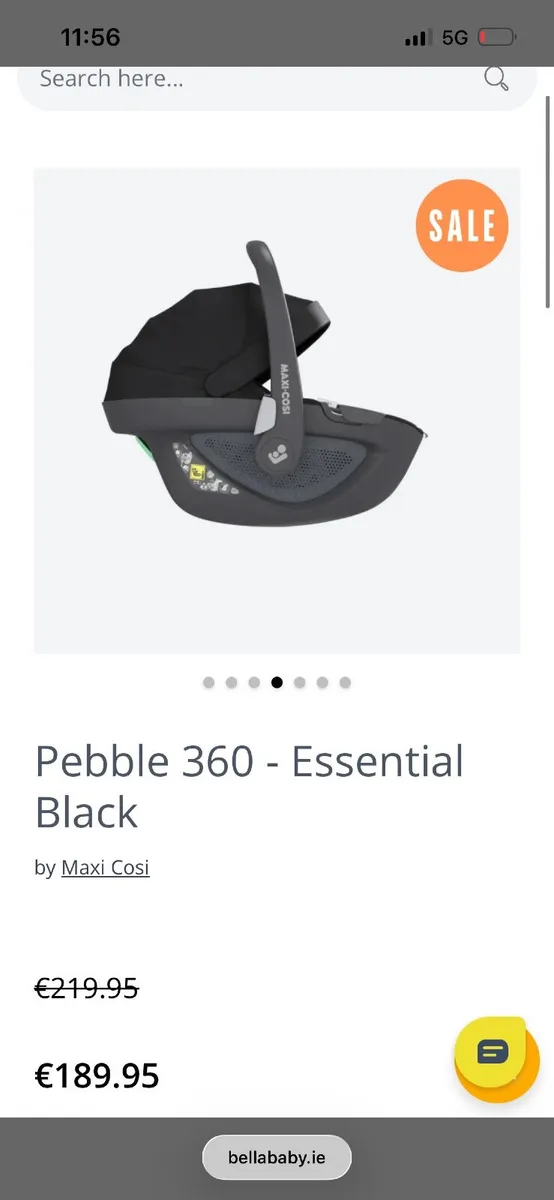Baby car seat and isofix base - Image 1