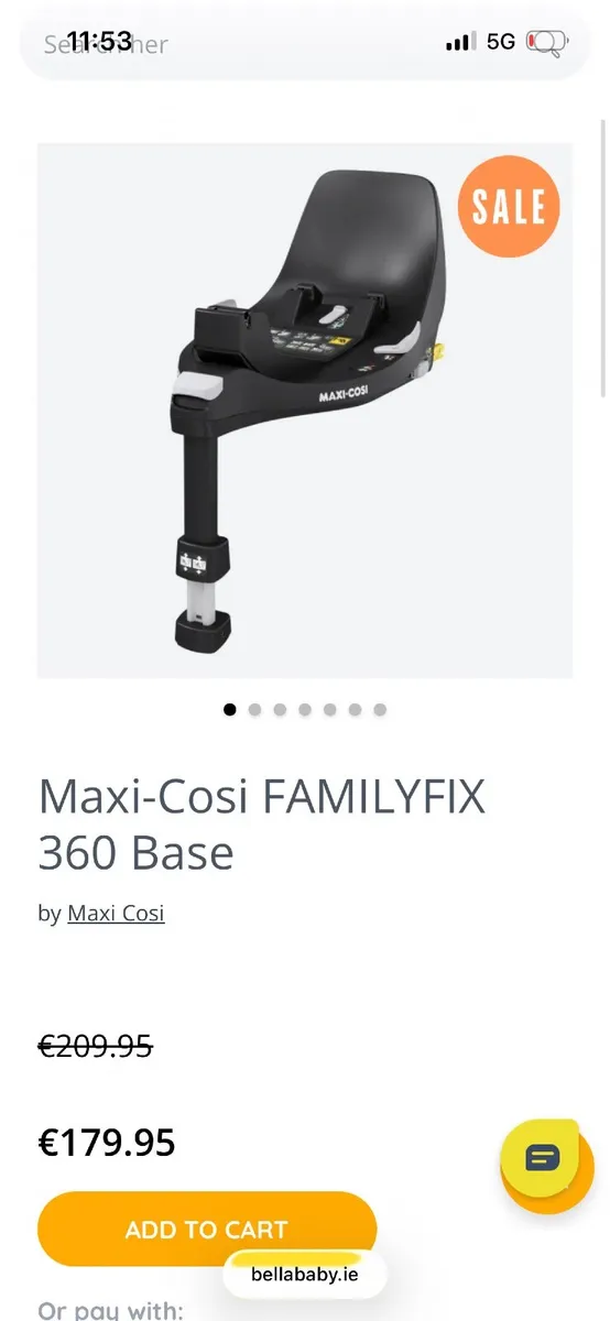 Baby car seat and isofix base - Image 2