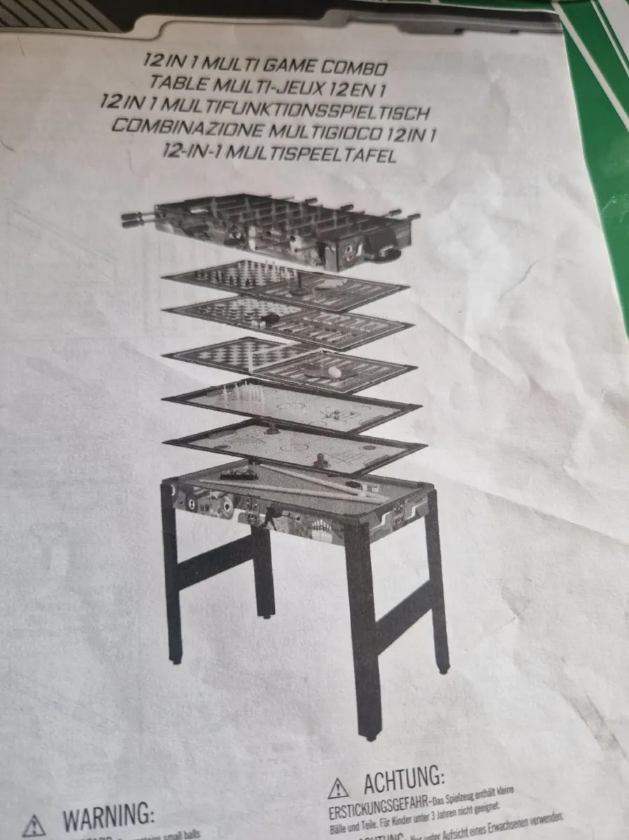 42 inch 12-in-1 Multi Game Table - Image 2