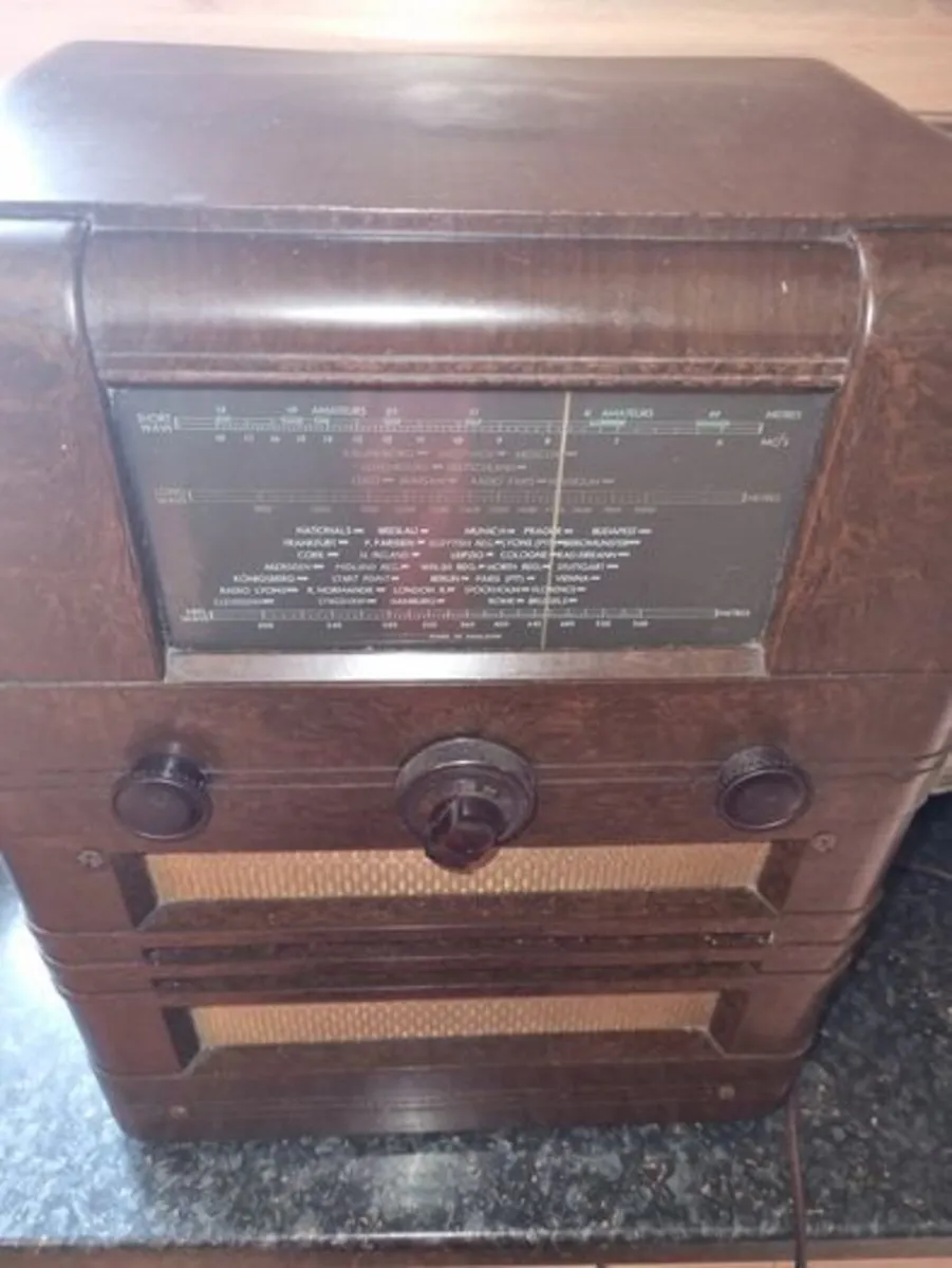 Vintage Cossor 77B Bakelite radio - 1940 - Image 2