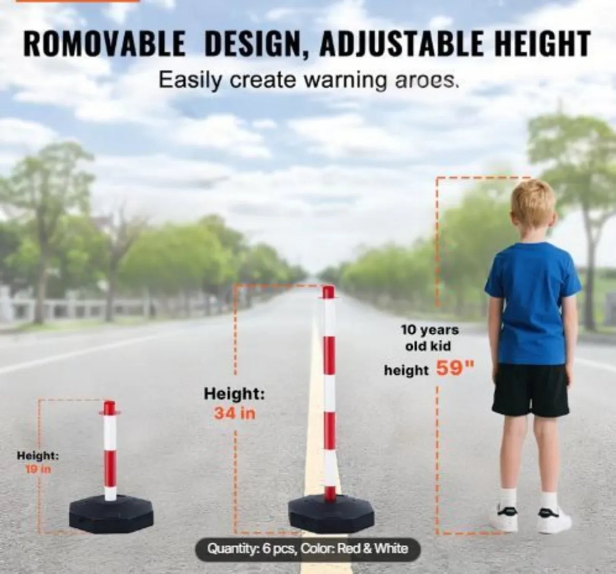 Adjustable Traffic Delineator Post Cones - Image 2