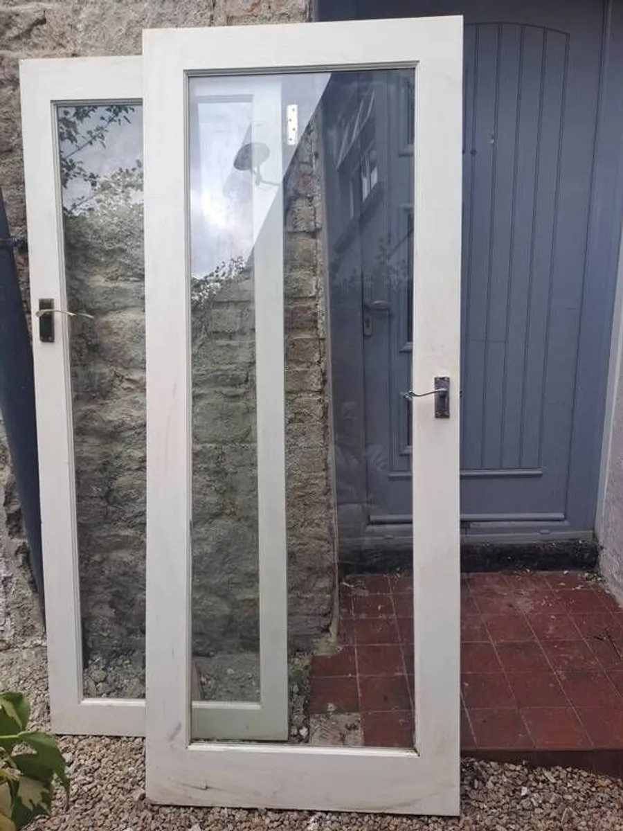 Interior glass doors