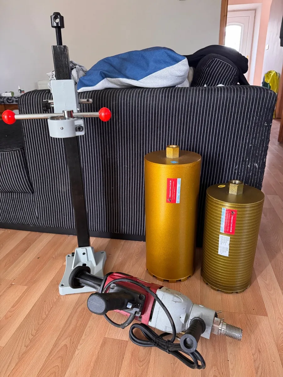 Core drill motor and all accesories - Image 1