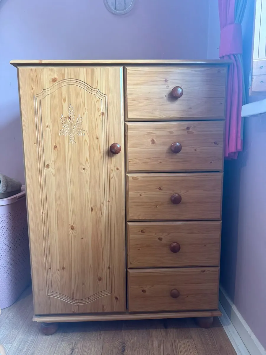 Wardrobe and Tall Boy - Image 1
