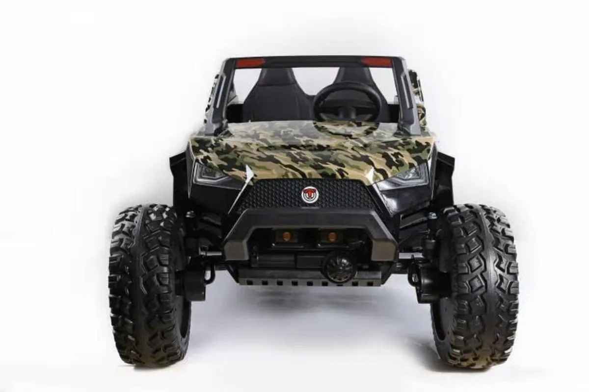 24 Volt Buggy with 4 Motors Camouflage Green - Image 1