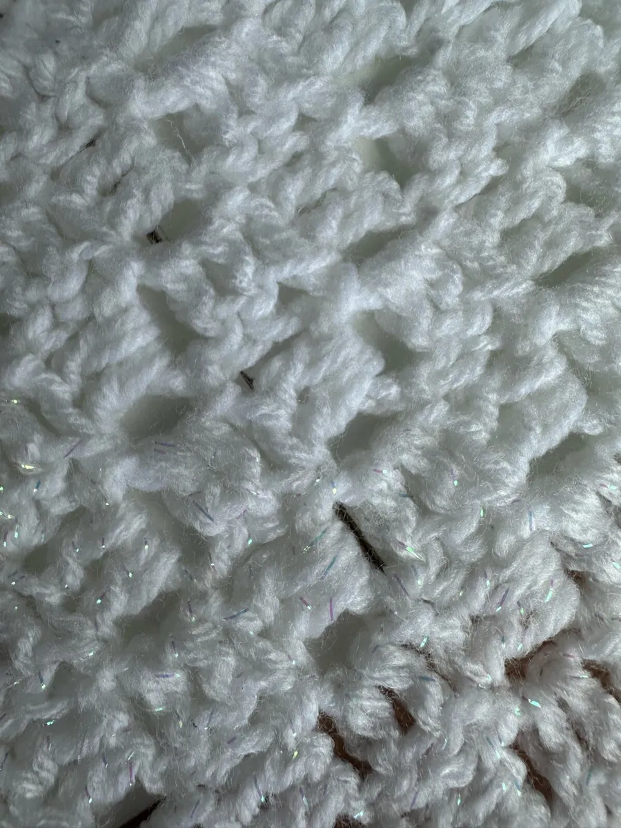 Christening blanket with hood - Image 3
