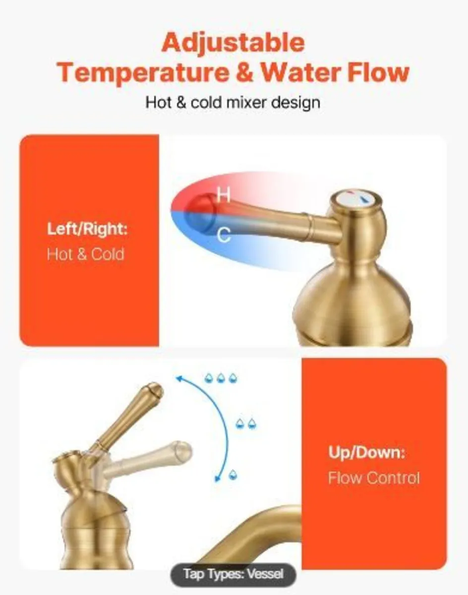 Single Handle Sink Faucet - Image 3