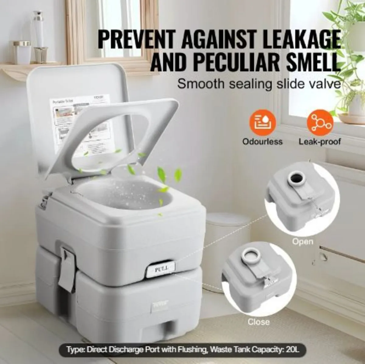 Portable Toilet Flush Travel Camping - Image 2