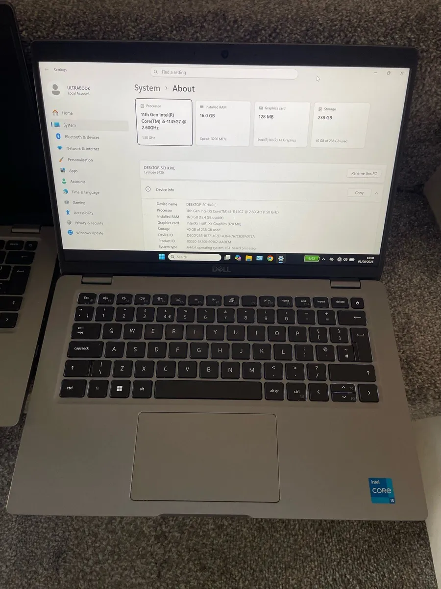 Dell Laptop i5 pro 16gb ram 256 ssd Windows 11 - Image 4