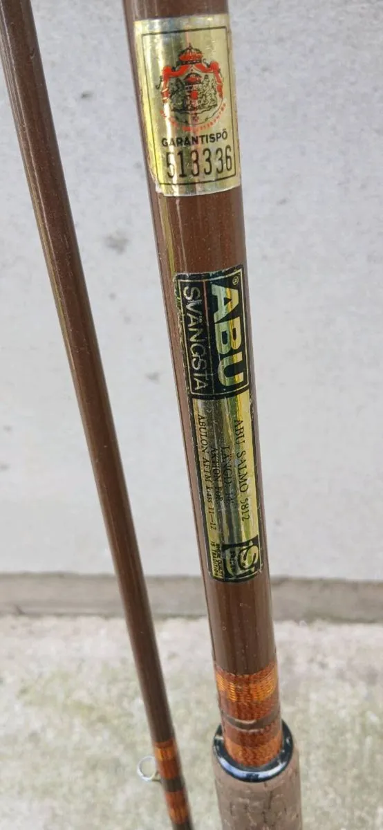 Vintage abu svangsia 14ft salmon fly rod - Image 4