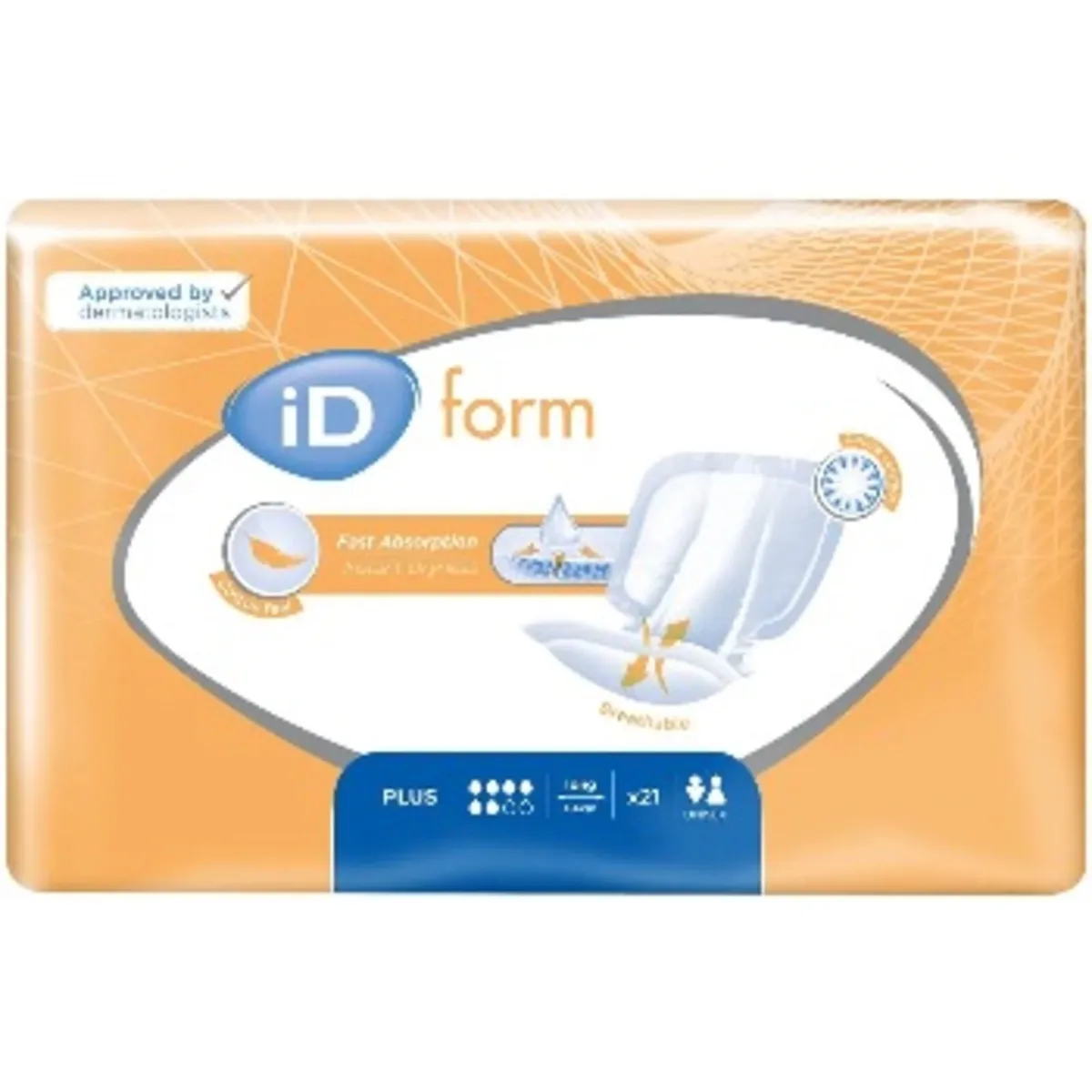 iD Expert Form Plus Incontinence Pads  2 for €15, - Image 1