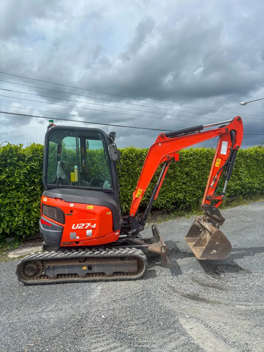 2019 Kubota U27-4 Mini Digger - Image 4