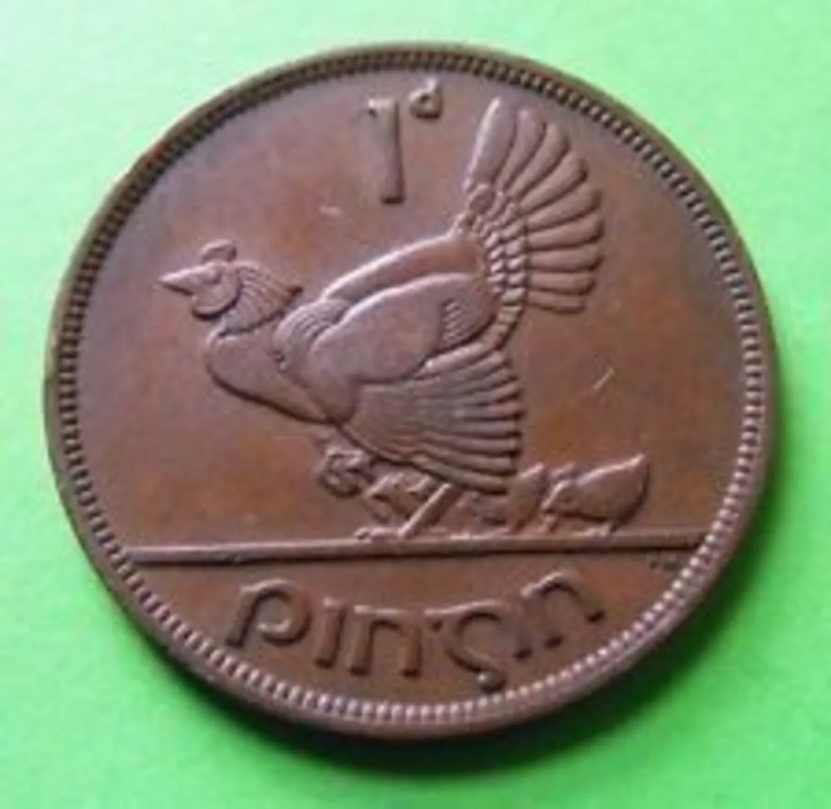 Pre Decimal Irish Penny 1964