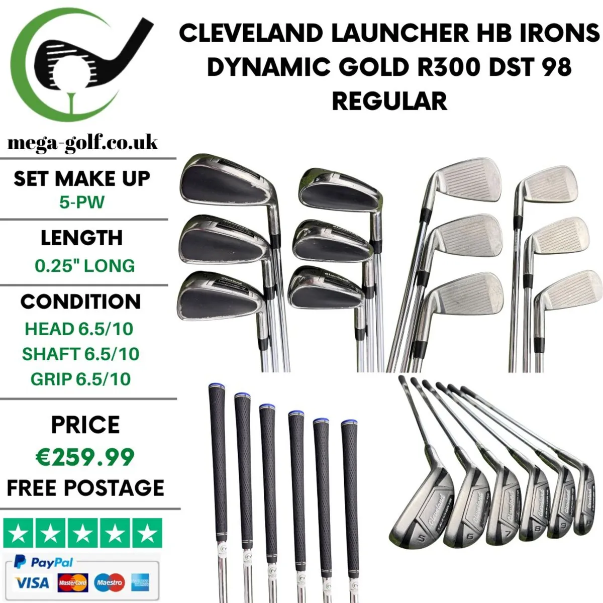 Cleveland Launcher HB Irons / 5-Pw / Regular - Image 1