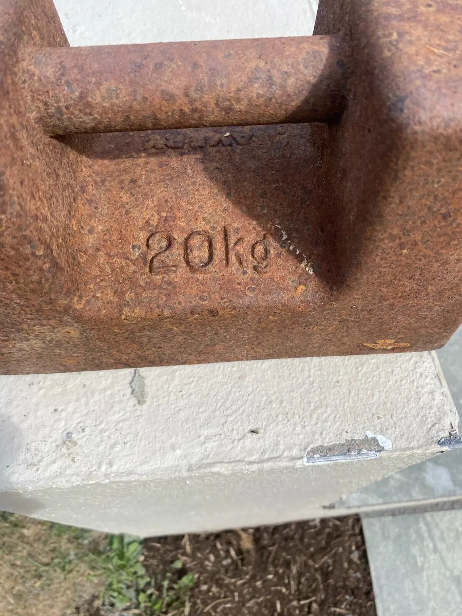 20 kg cast iron calibration weight - Image 2