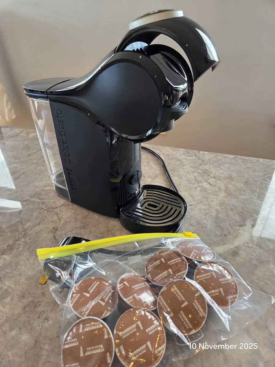 Dolce gusto coffee machine and pods - Image 1