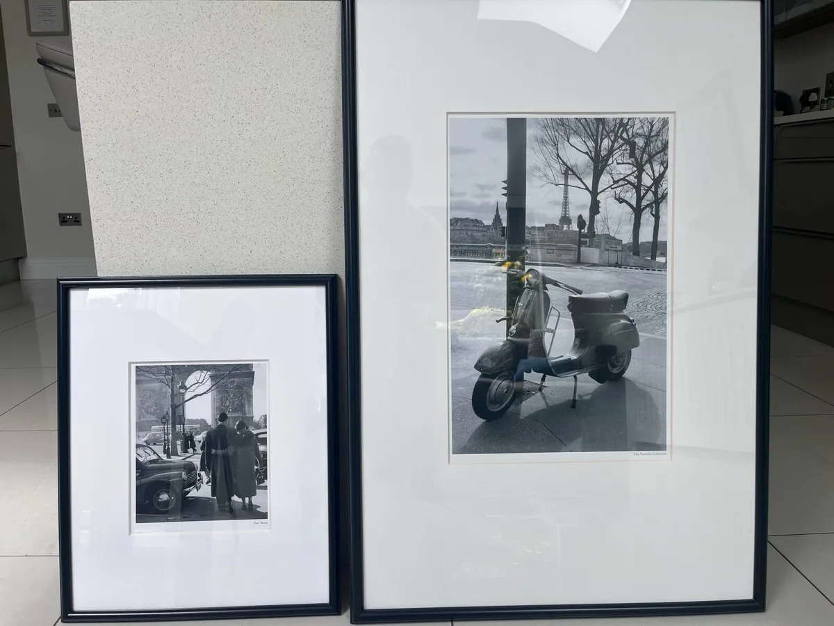 2 Framed Paris Prints – Large & Small - Image 1