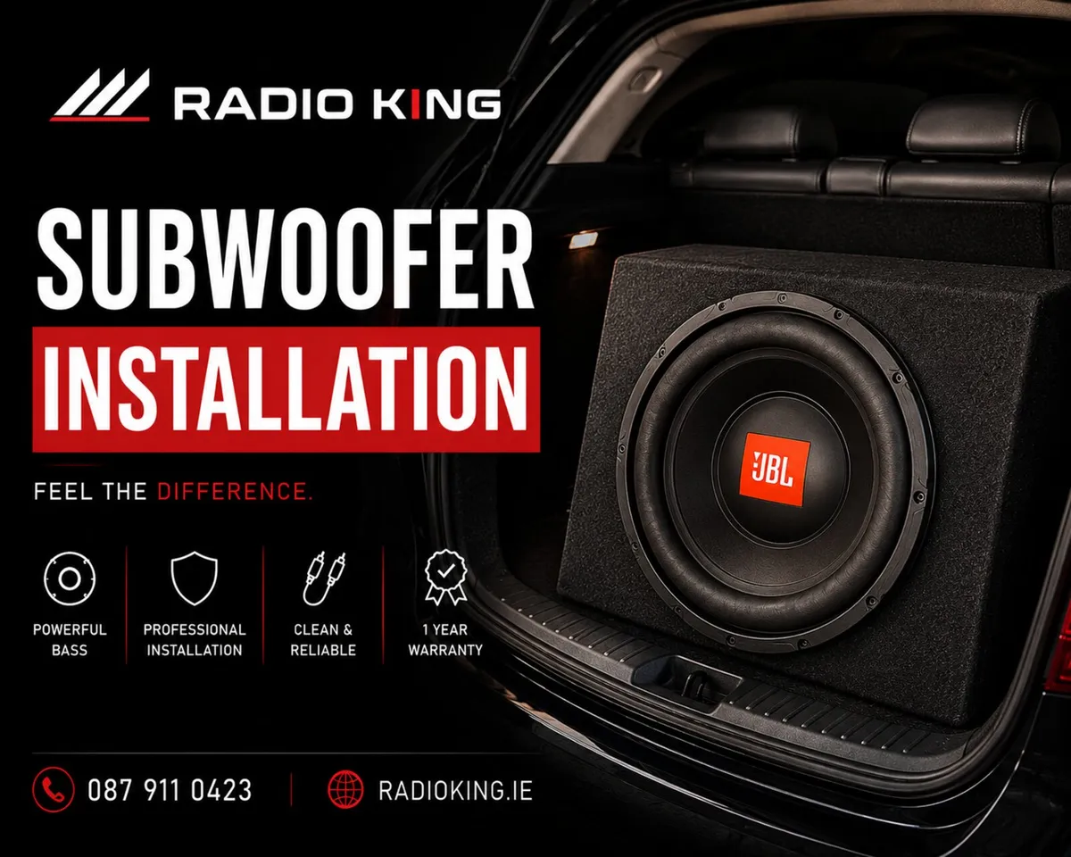 Subwoofer Installation Dublin