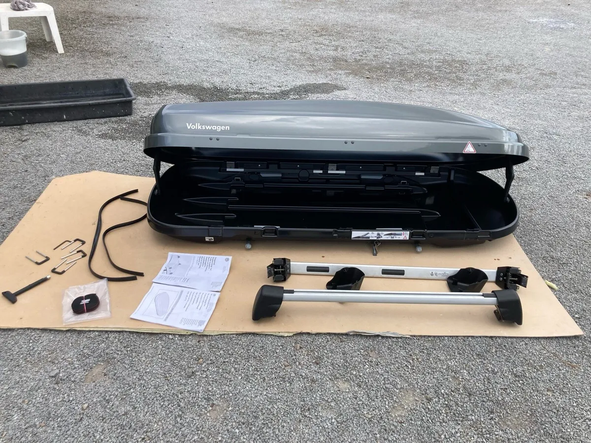 Volkswagen Roof Box and Rails - Image 1