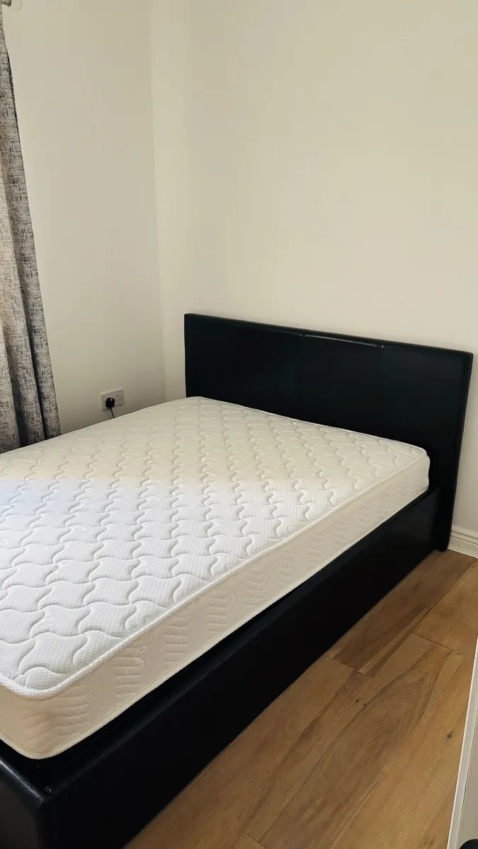 For Sale – Double Faux Leather Ottoman Storage Bed - Image 2