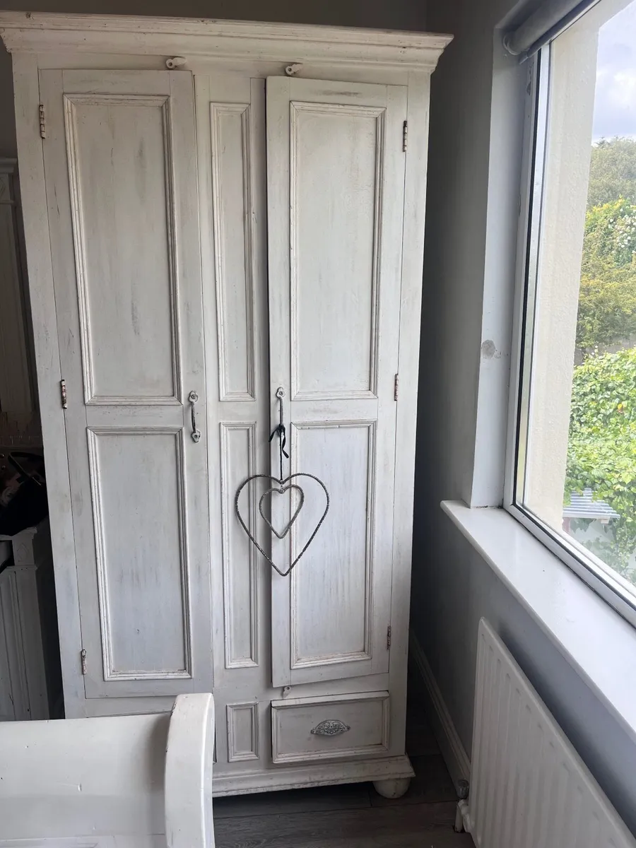 Antique style  Solid Wood Wardrobe - Image 1