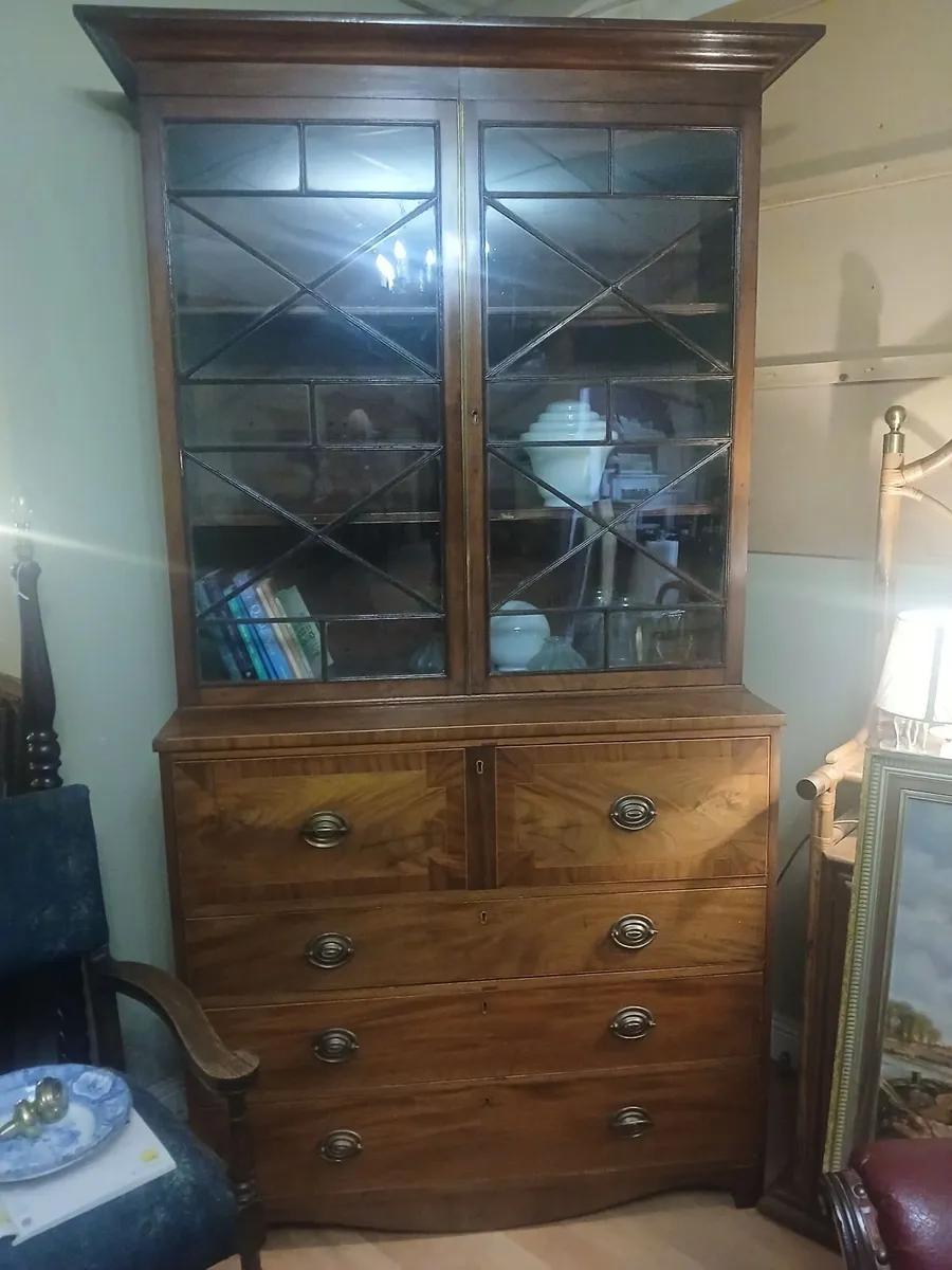 antique bookcase - Image 1