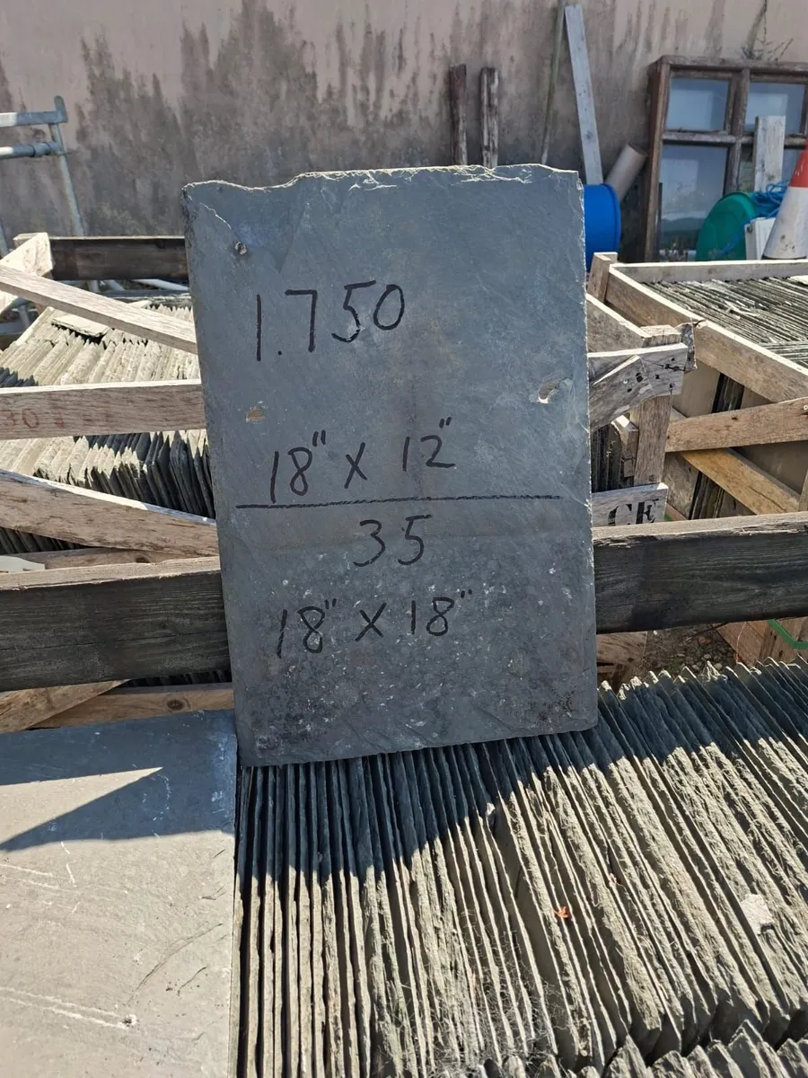Bangor blue slates various sizes - Image 2
