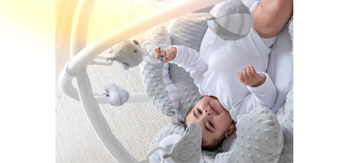 Plush bear baby gym - Image 1